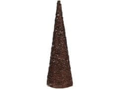 MAT dekorácia PYRAMIDA 40cm, RATAN, 20LED, HN