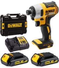 DeWalt Rázový uťahovák BL akumulátor 18V 2x1,5Ah 170Nm