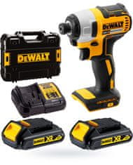 DeWalt Rázový uťahovák BL akumulátor 18V 2x1,5Ah 170Nm