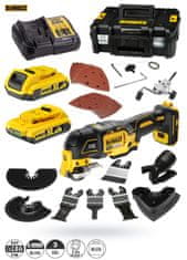 DeWalt Multifunkčné oscilačné náradie 18V 2x2Ah TSTAK