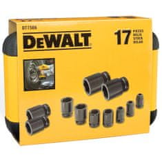 DeWalt Sada 17 1/2' rázových kľúčov