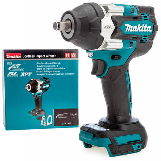 Makita Rázový uťahovák 18V 700Nm 1/2 4-rýchlostný DTW700Z