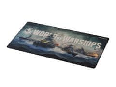 Genesis Herná podložka pod myš CARBON 500 WORLD of WARSHIPS ARMADA, MAXI 90x45cm