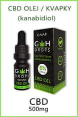 GaiaHemp CBD olej 5% / kvapky