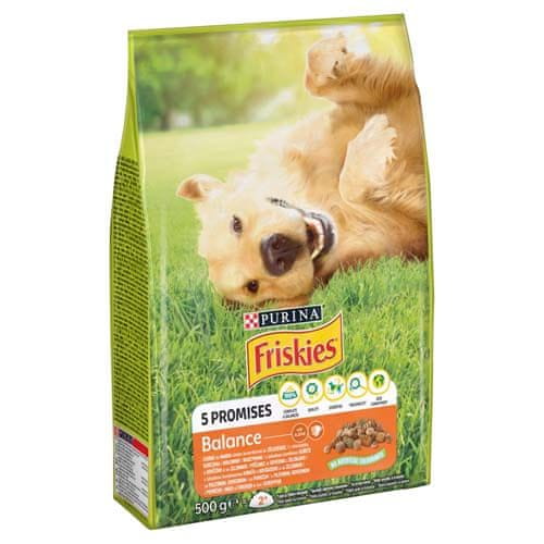 Friskies BALANCE Kura a Zelenina 500g granule pre psov