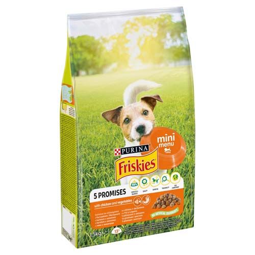 Friskies Mini Menu 1,5kg Kura a Zelenina