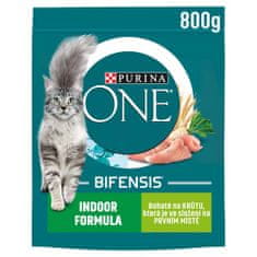 Purina ONE 800g Indoor s morčacím a celozrnnými obilninami