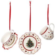 Villeroy & Boch Set vianočných ozdôb TOY'S DELIGHT DECORATION Riad 3 ks