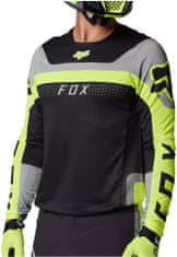 FOX dres FLEXAIR Efekt fluo černo-žlto-sivý L