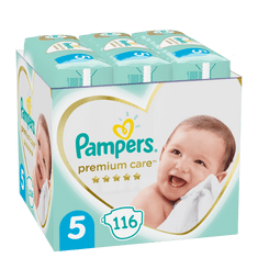 Pampers Premium Care Veľkosť 5 Plienky (11-16 kg) 116 ks