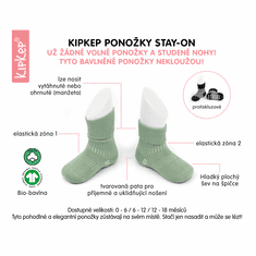Detské ponožky Stay-on-Socks 0-6m 2páry Off White
