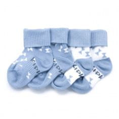 detské ponožky Stay-on-Socks 0-6m 2páry Party Blue