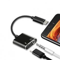 Northix USB-C adaptér/rozbočovač Port USB-C a AUX 