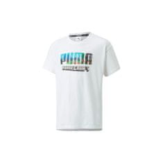 Puma Tričko biela XS X Minecraft Relaxed Tee