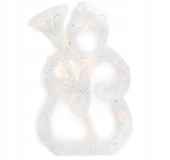 Foxter  Svietiaci LED snehuliak XXL 42 cm teplá biela