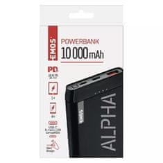 EMOS Powerbank AlphaQ2 20, 20000 mAh, 22,5 W, čierna