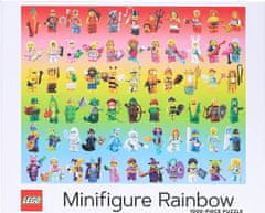 Chronicle Books Puzzle LEGO Minifigúrky Dúha 1000 dielikov