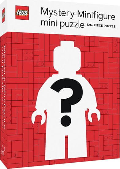 Chronicle Books Mini Puzzle LEGO Mystery Minifigúrka (Red Edition) 126 dielikov