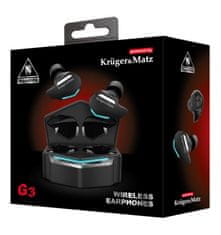 Krüger&Matz Slúchadlá Kruger&Matz Warrior G3 KMPG3 bezdrôtové BT