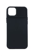 TopQ Kryt Camshield Soft iPhone 14 Plus čierny 84841