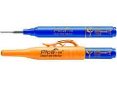 Pica-Marker PICA atramentový permanentný značkovač do hlkých otvorov s nastavitelným teleskopickým hrotom - píše na všetky suché povrchy - modrý - PC-150/41