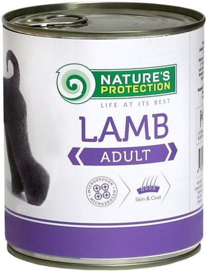 Nature's Protection Nature 'Protection Dog konz.Adult jahňa 800 g