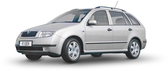 Rider Ochranné lišty bočných dverí, Škoda Fabia I, 1999-2007