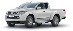 Rider Ochranné lišty bočných dverí, Mitsubishi L200 V, 2015- ,