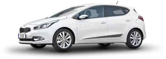 Rider Ochranné lišty bočných dverí, Kia Ceed II, 2012-2018, Hatchback