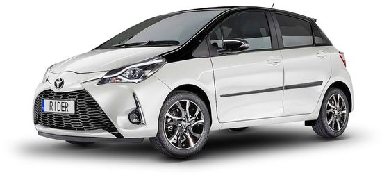 Rider Ochranné lišty bočných dverí, Toyota Yaris III, 2017-2020, 5 dvér.