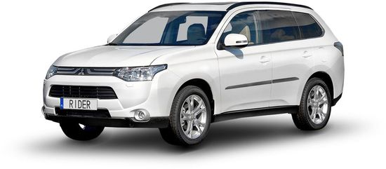 Rider Ochranné lišty bočných dverí, Mitsubishi Outlander III, 2012- ,