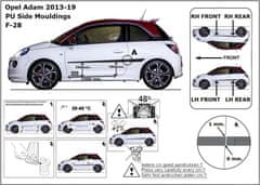 Rider Ochranné lišty bočných dverí, Opel Adam, 2013-2019