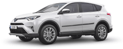 Rider Ochranné lišty bočných dverí, Toyota RAV4 IV, 2013-2018