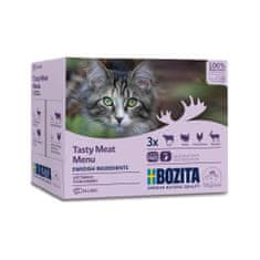 Bozita Cat kúsky mäsa v omáčke, vrecko (12 pack)