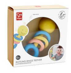 Hape ECO BABY - Hryzátko s krúžkami