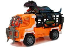 Lean-toys Svet dinosaurov Set figúrok Dopravné vozidlo Ambulancia Zvuk