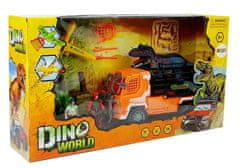 Lean-toys Svet dinosaurov Set figúrok Dopravné vozidlo Ambulancia Zvuk