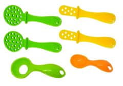 Lean-toys Sada strojov na výrobu zmrzliny Ciastoline Squeezer Moulds