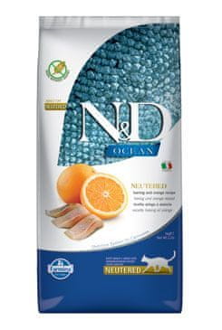 OCEAN CAT NEUTERED Adult Herring & Orange 5kg