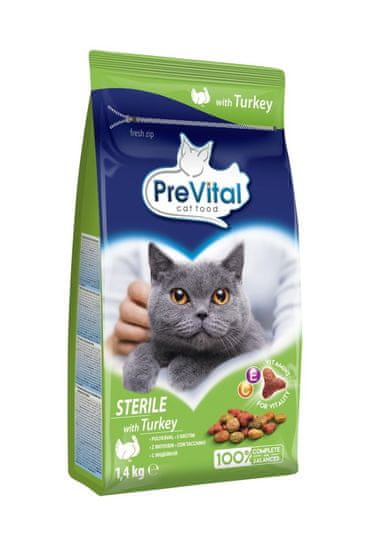 PreVital mačka sterile morčacie 1,4 kg