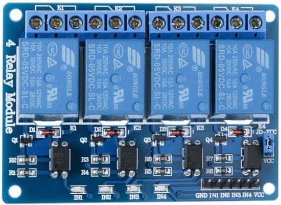 YUNIQUE GREEN-CLEAN 1 kus 4-kanálový 4-kanálový DC 5V reléový modul s optickou väzbou pre UNO R3 Mega 1280 DSP Arm PIC AVR Raspberry Pi