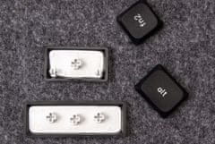 Keychron Vyměnitelné klávesy Low Profile Double Shot PBT Keycap Set, čierna Full Set