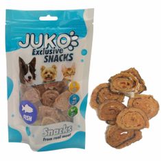 Juko Snacks Salmon sushi with fish skin 70 g