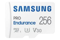 SAMSUNG PRO Endurance/micro SDXC/256GB/100MBps/UHS-I U3/Class 10/+ Adaptér