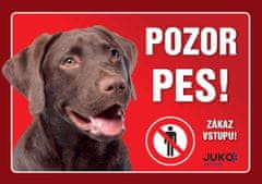 Ceduľka plast LABRADOR hnedý