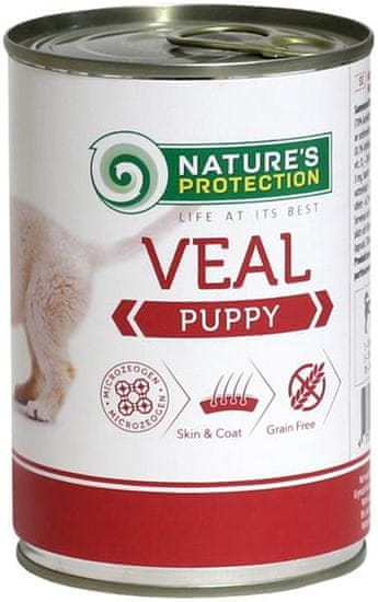 Nature's Protection Nature 'Protection Dog konz.Puppy teľacie 400 g