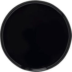 Costa Nova Tanier plytký Laguna 27 cm, čierny, vyvýšený okraj, 6x