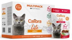 Calibra Cat Life pouch Adult Multipack 12×85 g