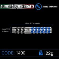 Winmau Šípky Steel Aurora Fochesato - 22g