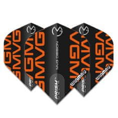 Winmau Letky Prism Delta - Michael van Gerwen - Black & Orange W6915.245